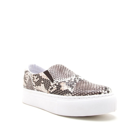 *LAST ONE SZ 6* Snake platform slip on sneakers - Picture 5 of 6